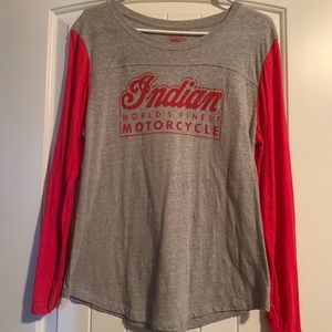 Lucky brand Indian Motorcycle shirt